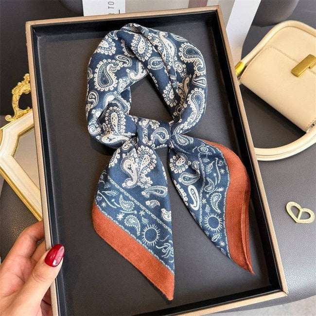 Fashion Print Square Scarf