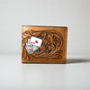 Cards Tooled Leather Men's Wallet