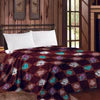Thin Throw Blanket-Turquoise Rodeo