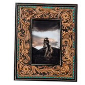 Mesa Plateau Hand-Tooled Photo Frame