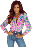 Flirty Floral button blouse