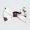 Pink Tooled Leather Cowhide Bow