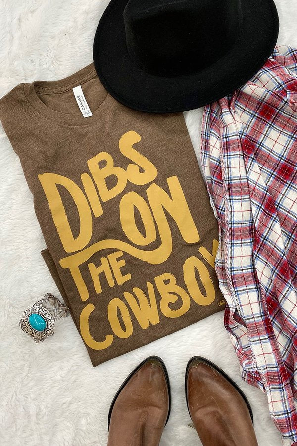 Dibs on the cowboy tshirt