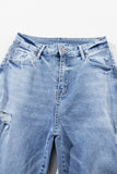 Light blue straight leg jean