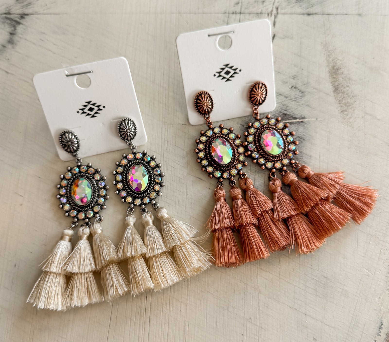 AB Tassel Earrings