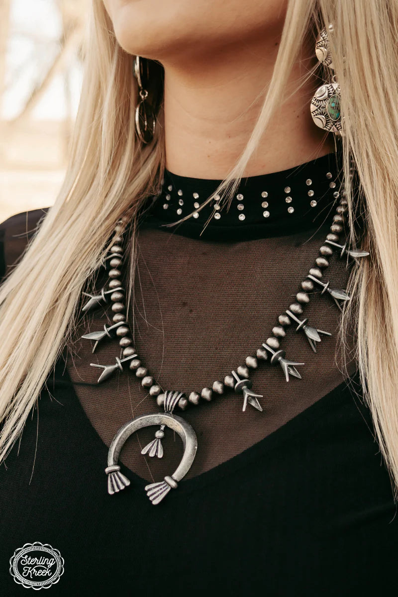 Tribal cowgirl necklace