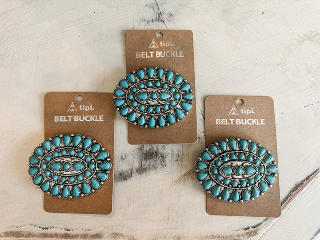 Turquoise Belt Buckle