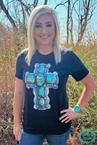 Texas in Turquoise Tee