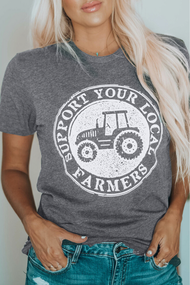 SUPPORT YOUR LOCAL FARMERS Graphic Tee