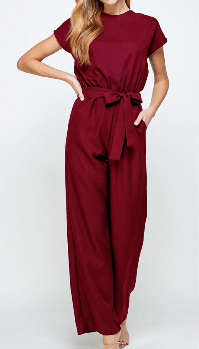 Tie Front Jumpsuit