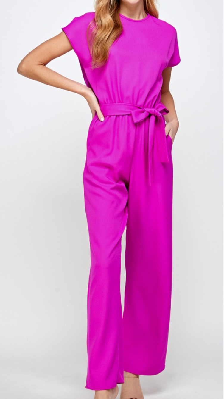 Tie Front Jumpsuit