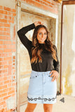 HOWDY HEMLINE SKIRT