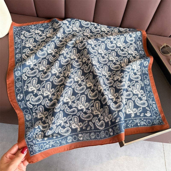 Fashion Print Square Scarf