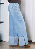 WIDE LEG - Rigid with Comfort Stretch