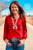 Lady In Red Top