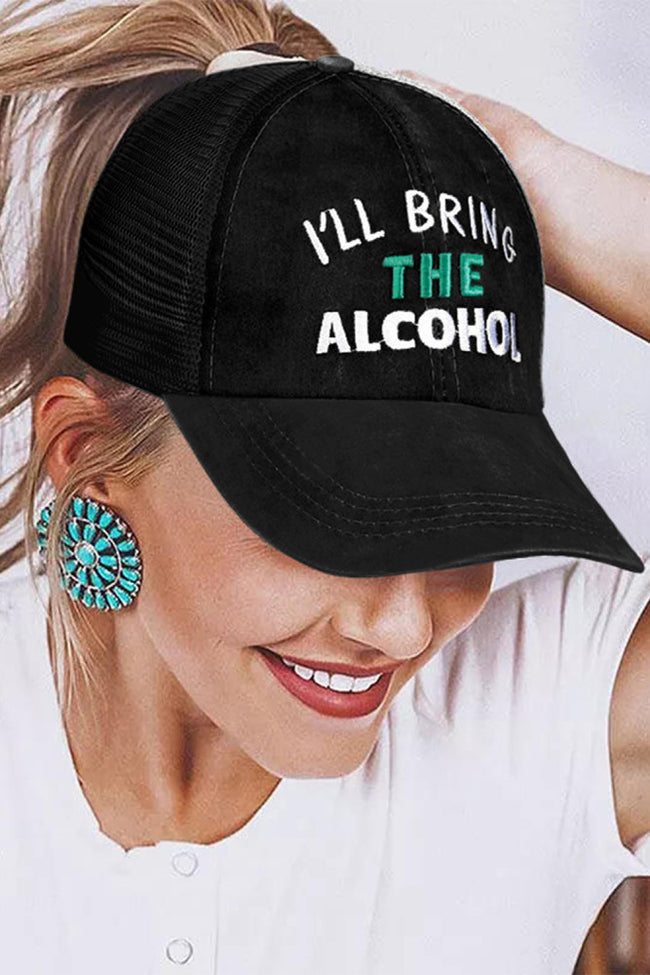 'LL BRING THE ALCOHOL Embroidered Graphic Baseball Cap